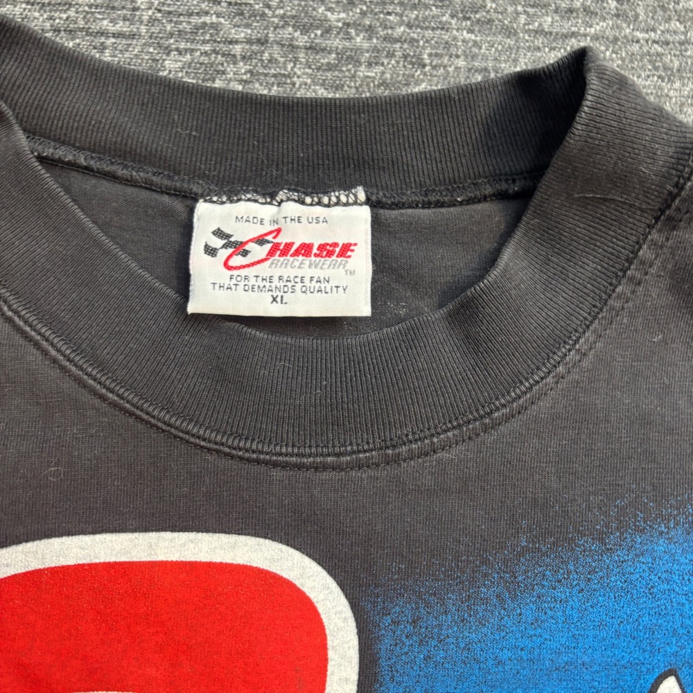 Vintage Dale Jarrett Graphic Tee Mens XL Racing T-Shirt Chase AOP USA NASCAR Y2K - Picture 6 of 9